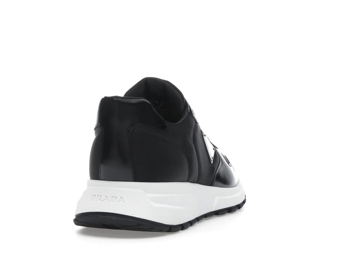 Prada PRAX 01 Sneakers Re-Nylon Brushed Leather Black White