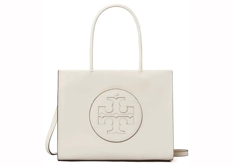 Tory Burch Ella Bio Small Tote Warm White