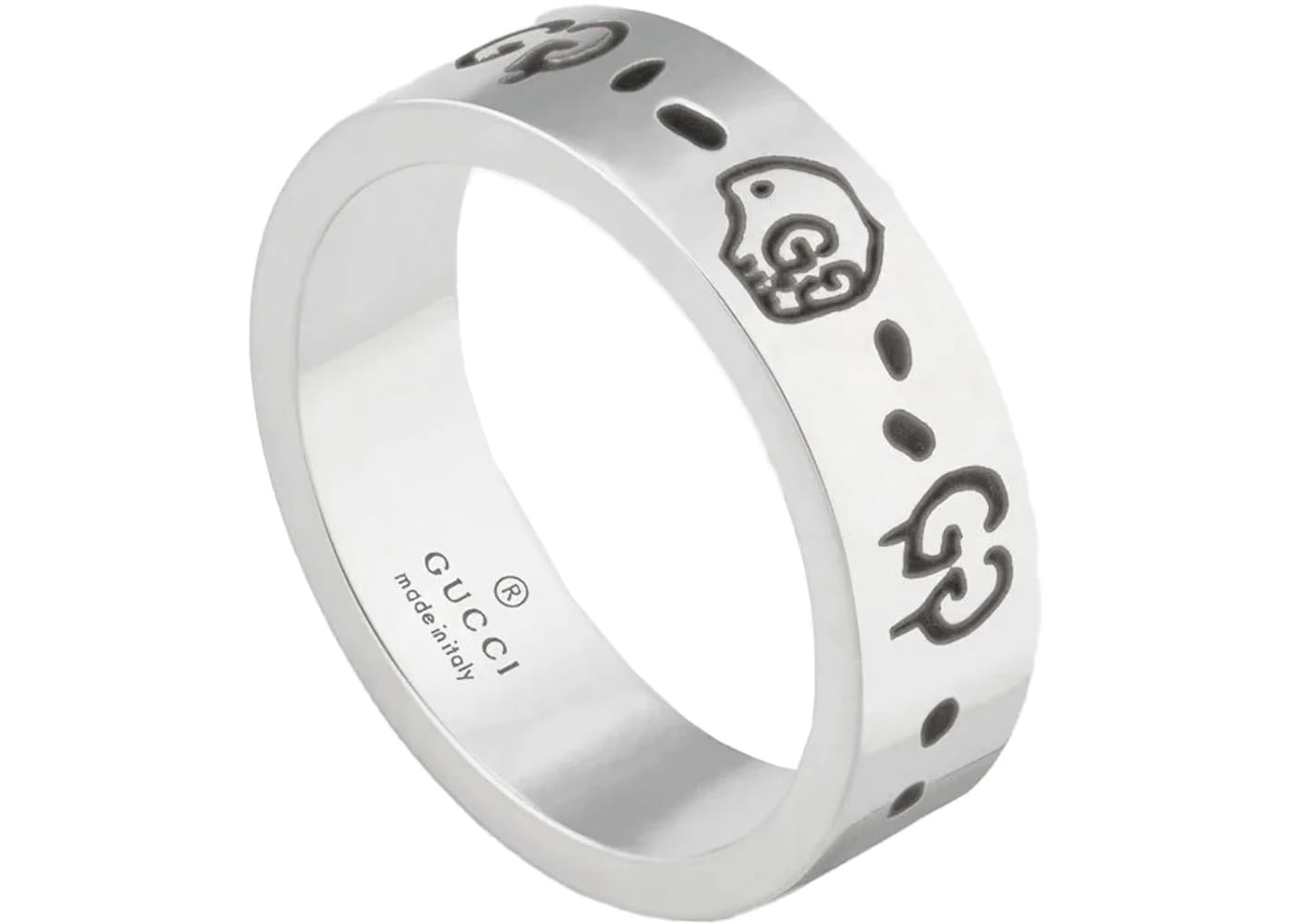 Gucci Ghost Ring Small Silver