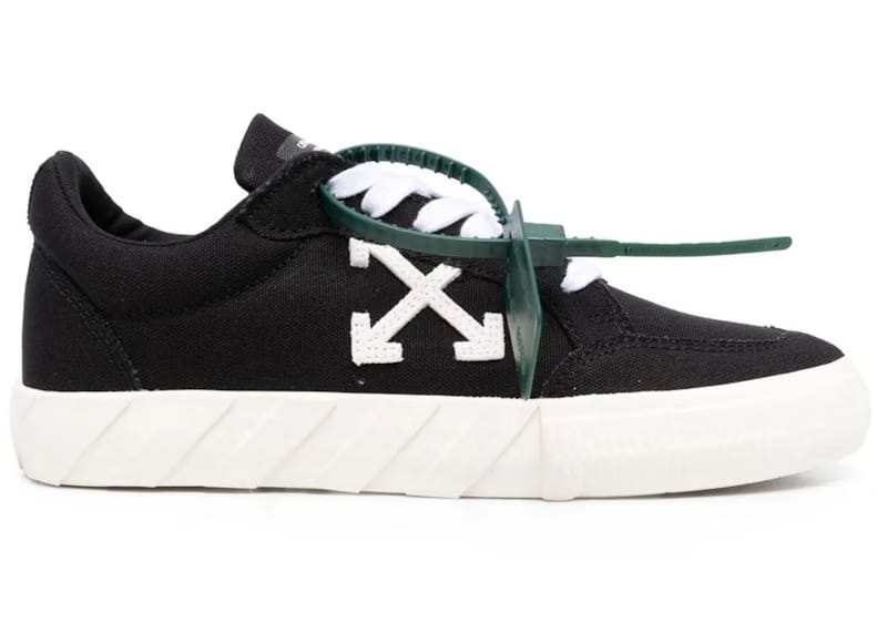 OFF-WHITE Vulc Low Canvas Black White Sole (Women's)