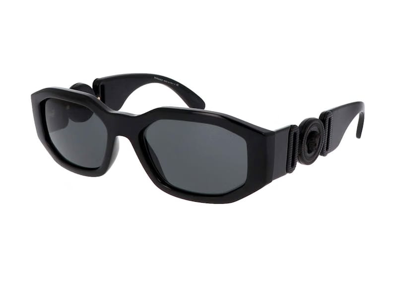 Versace Maxi Medusa Biggie Sunglasses Black/Dark Grey (VE4361-536087-53 53)