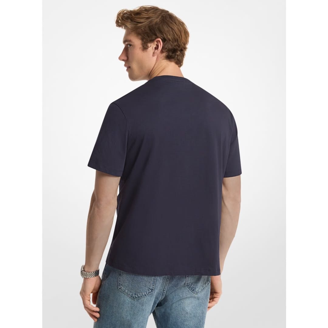 Michael Kors Graphic Logo Cotton T-Shirt MIDNIGHT