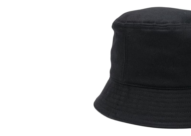 Valentino VLTN Logo Cotton Bucket Hat Black/White