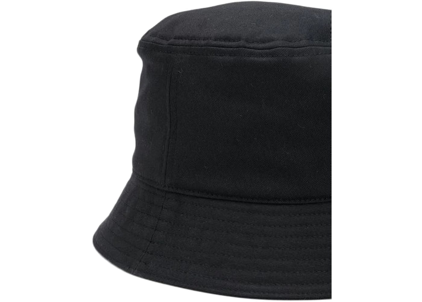 Valentino VLTN Logo Cotton Bucket Hat Black/White