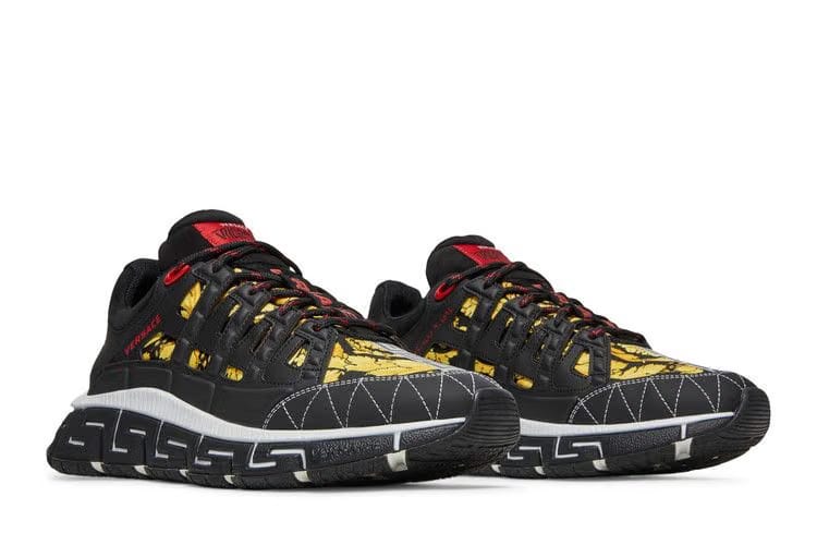 Versace Trigreca Barocco Print Black