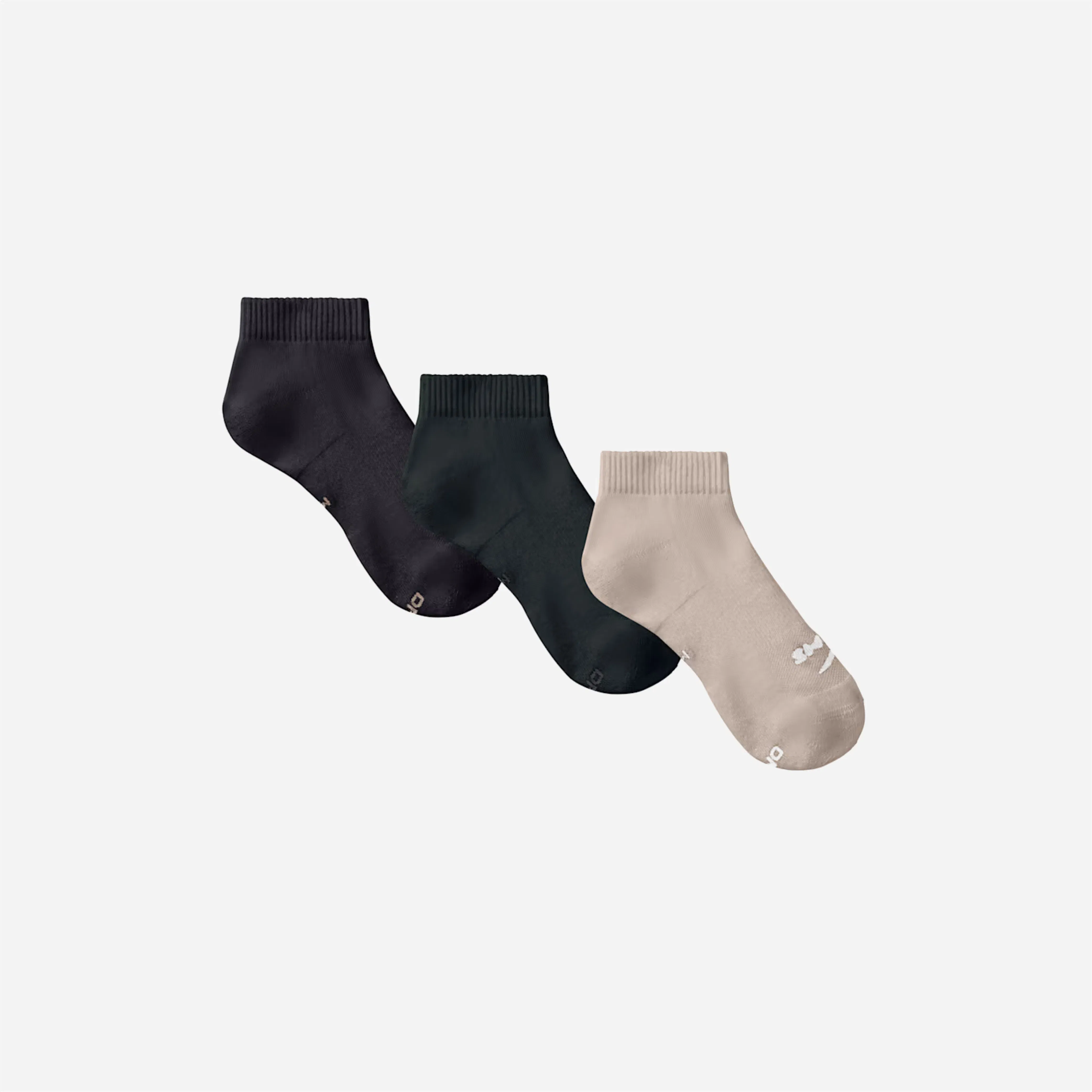 Nike X Skims Dri-FIT Ankle Socks (3 Pairs) Multi-Color Dark Teal Obsidian Stone