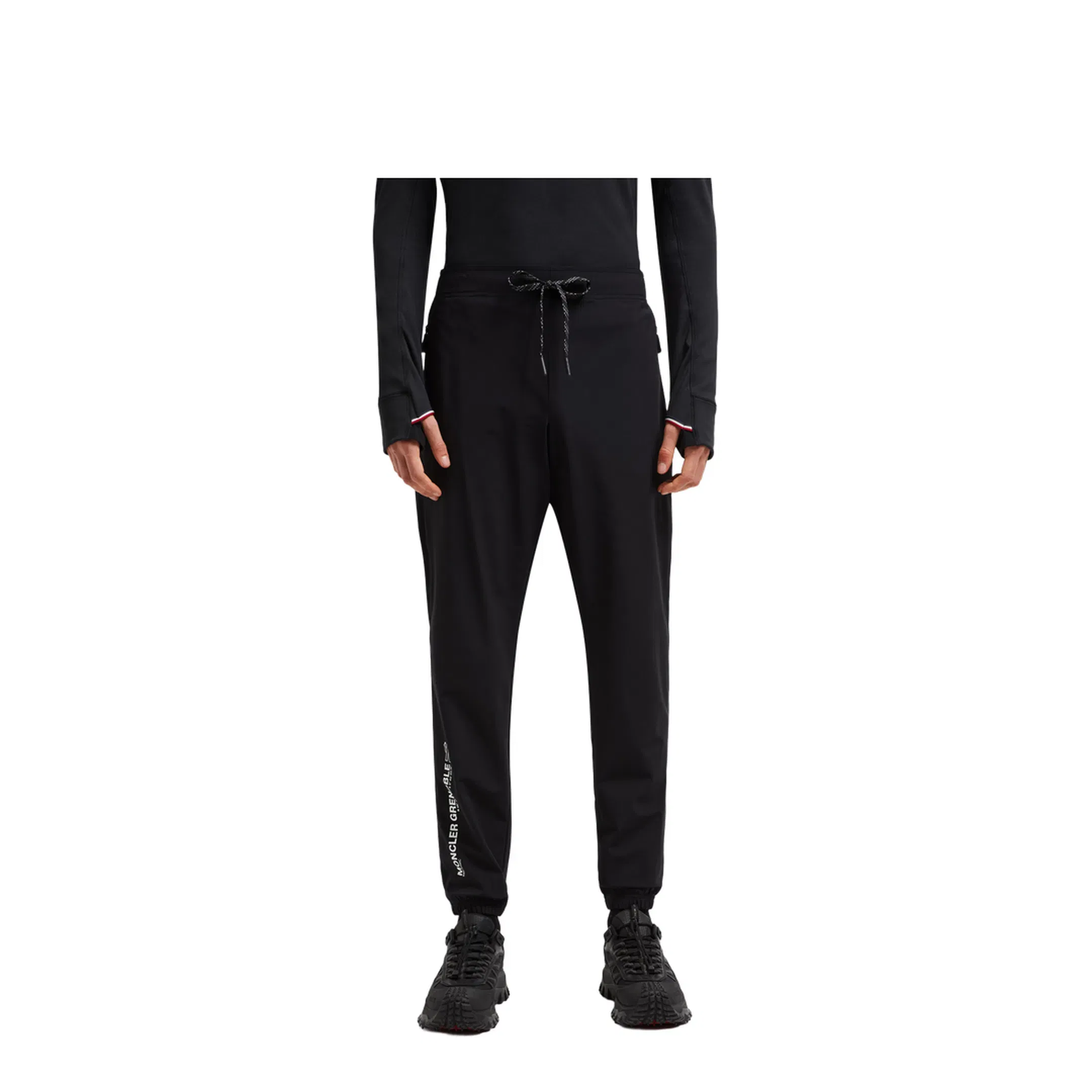 Man's Nylon Jogging Pants Black