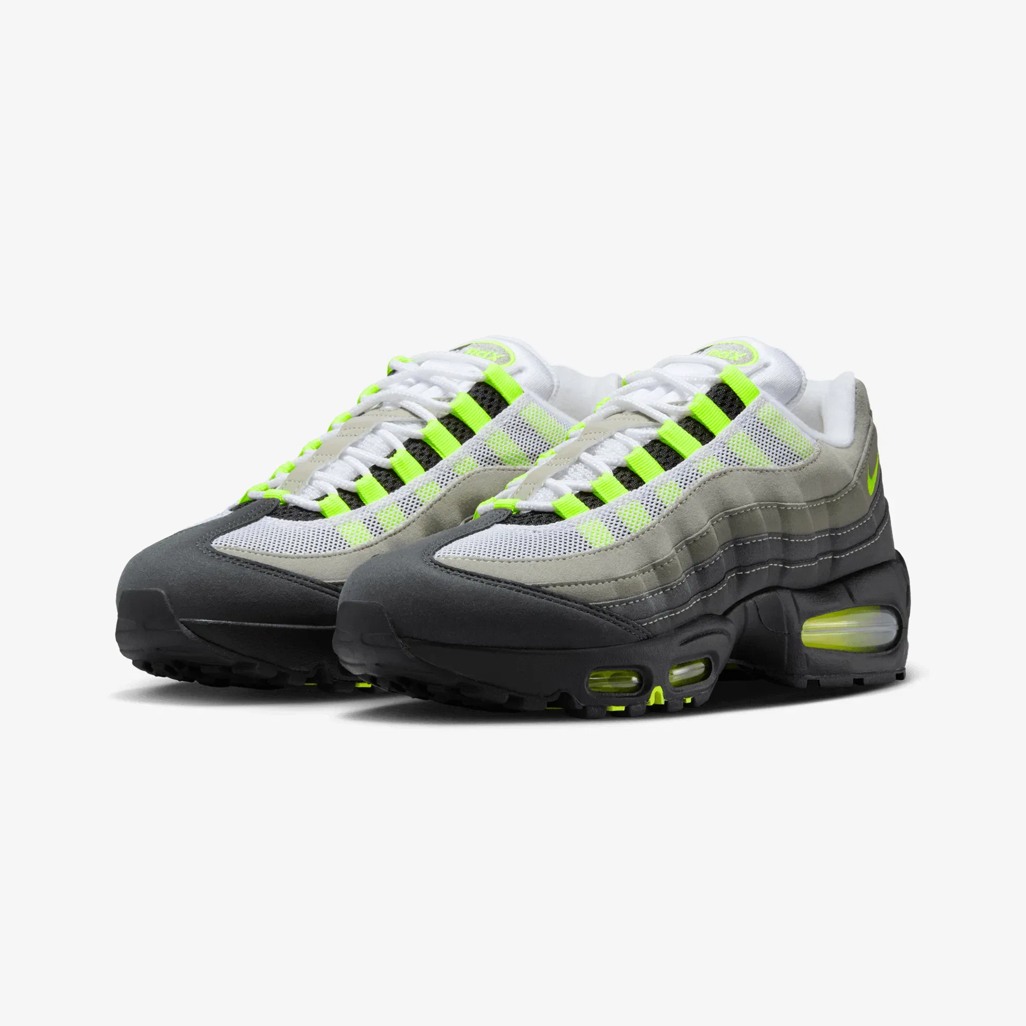Nike W AIR MAX 95 BIG BUBBLE { BLACK/NEON YELLOW/ANTHRACITE/LT GRAPHITE
