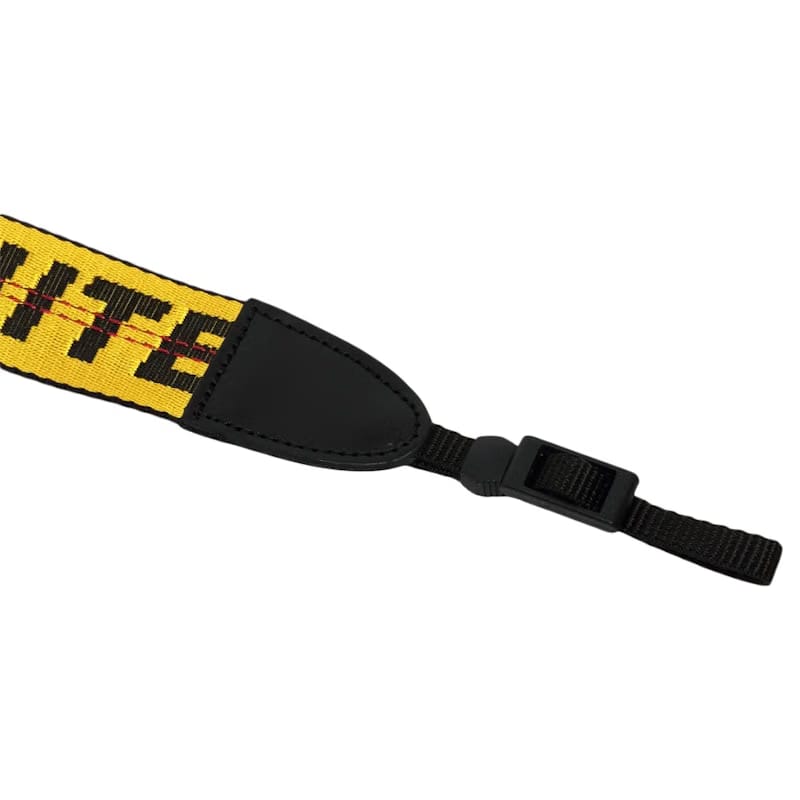 OFF-WHITE Industrial Camera Strap (SS19) Yellow/Black