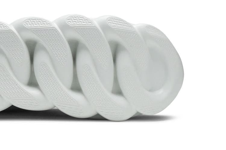 Versace Chain Reaction White Mesh Rubber Suede