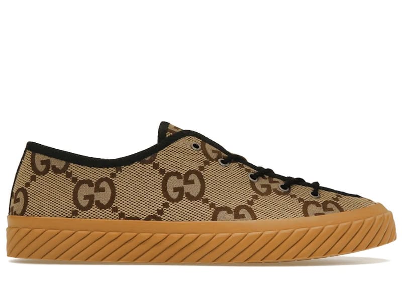 Gucci Maxi GG Low Top Beige Ebony