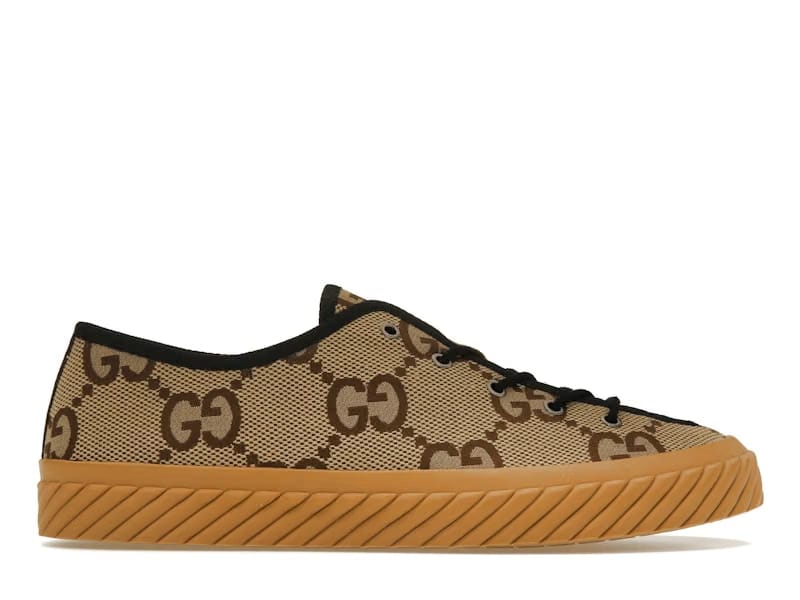 Gucci Maxi GG Low Top Beige Ebony