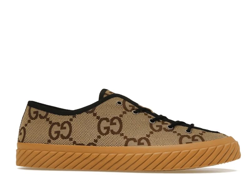 Gucci Maxi GG Low Top Beige Ebony