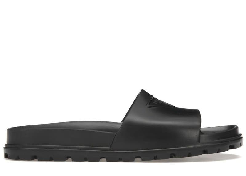 Prada Rubber Slide Black