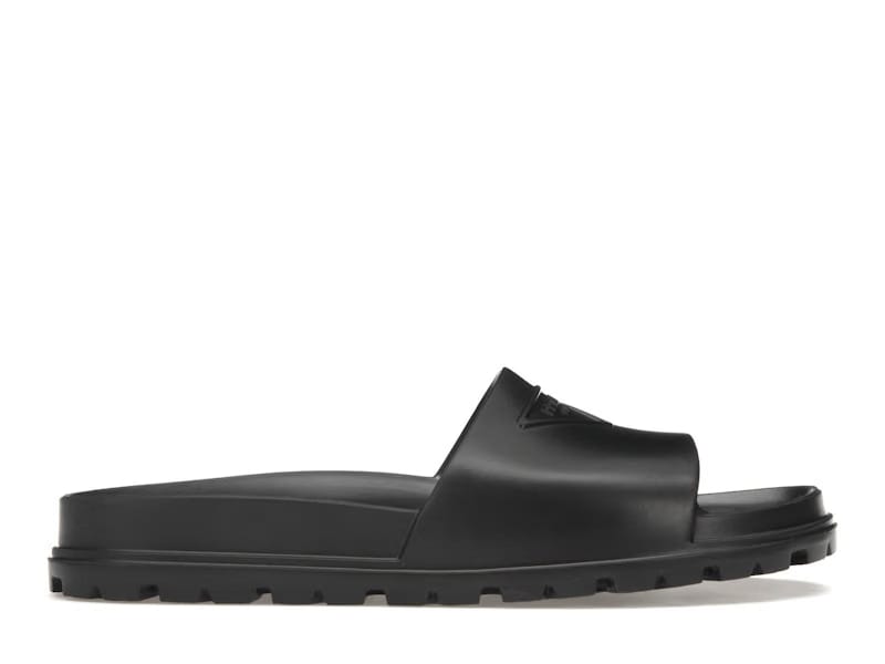Prada Rubber Slide Black