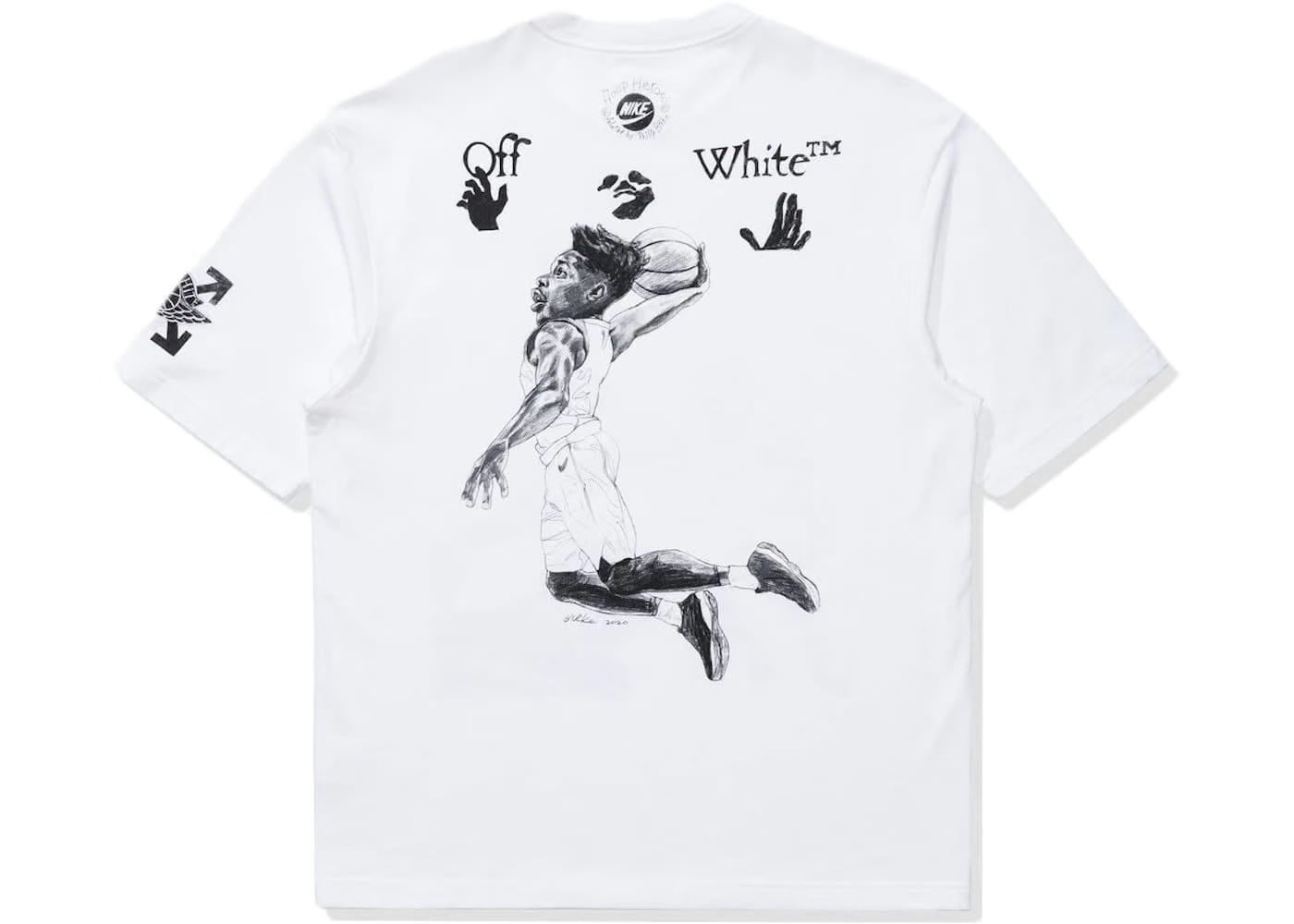 OFF-WHITE x Jordan T-Shirt White