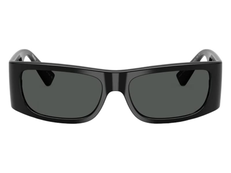 Versace Rectangle Sunglasses Gray Black (VE4482 GB1/87)