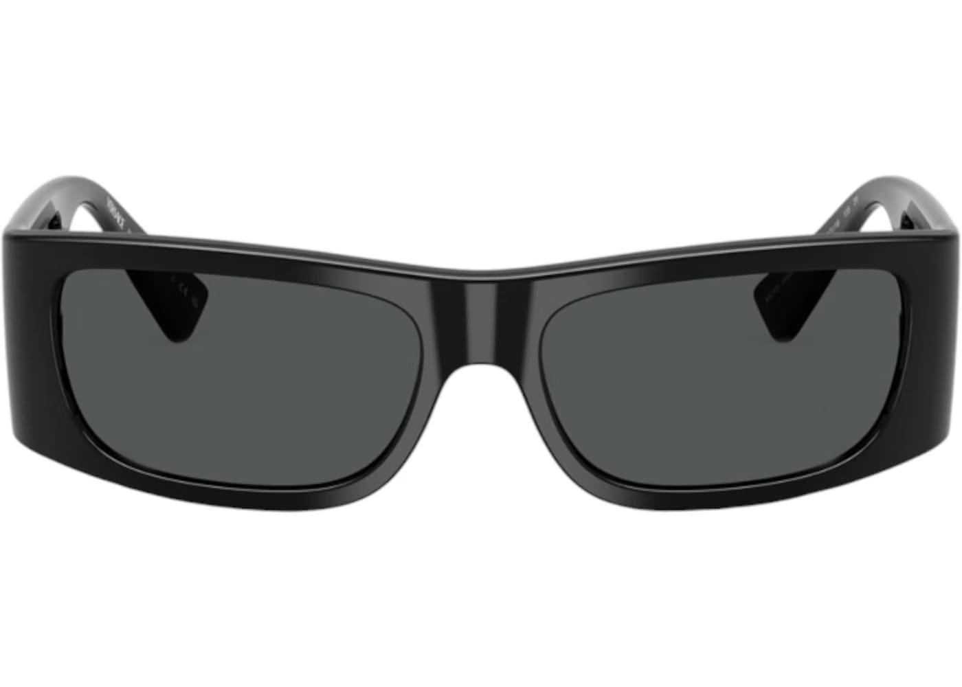 Versace Rectangle Sunglasses Gray Black (VE4482 GB1/87)