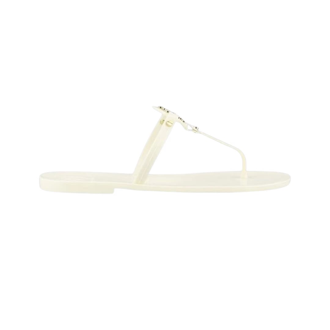 Tory Burch Mini Miller Jelly Sandal Ivory (Women's)
