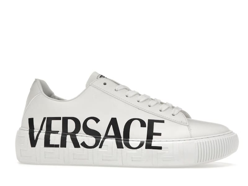 Versace Medusa Greca Low White White Black