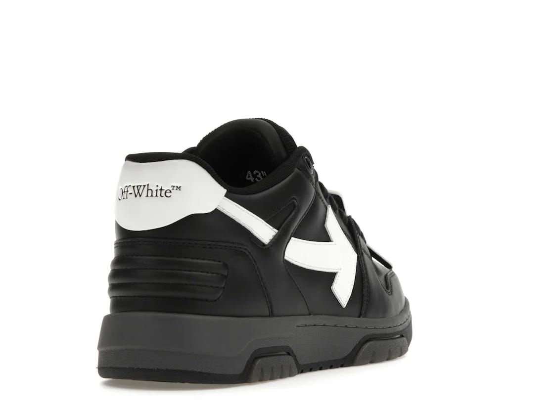 OFF-WHITE Out Of Office OOO Low Tops Black Grey White FW23