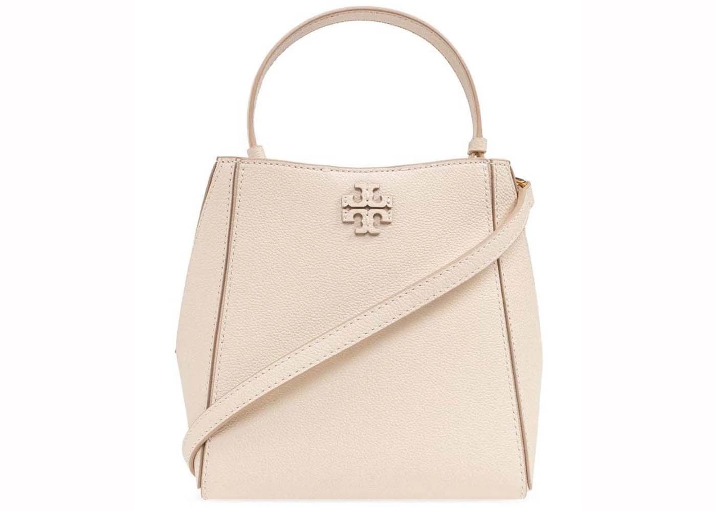 Tory Burch McGraw Small Bucket Bag Brie
