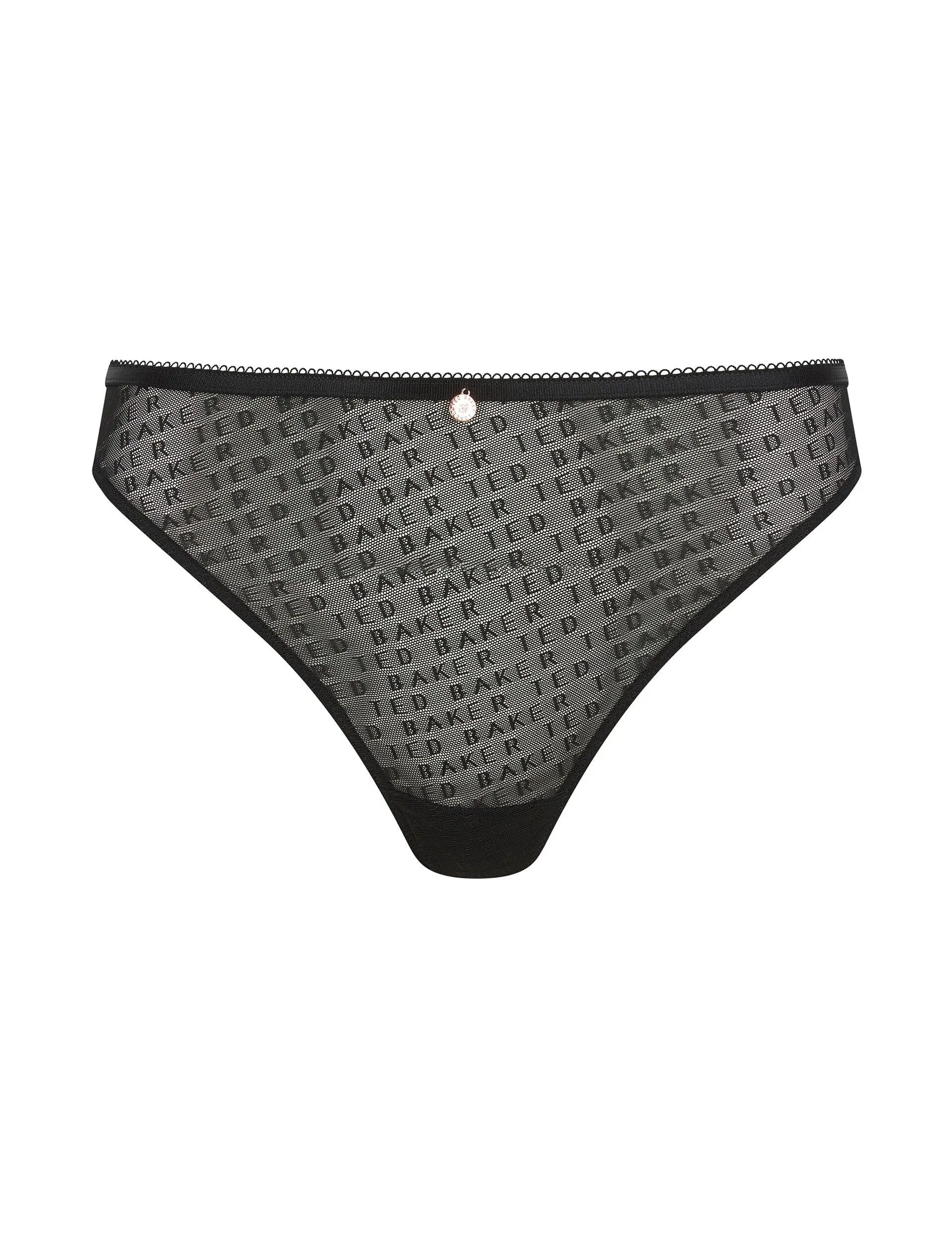Ted Baker Irene Sheer Branded Mesh Thong Women's