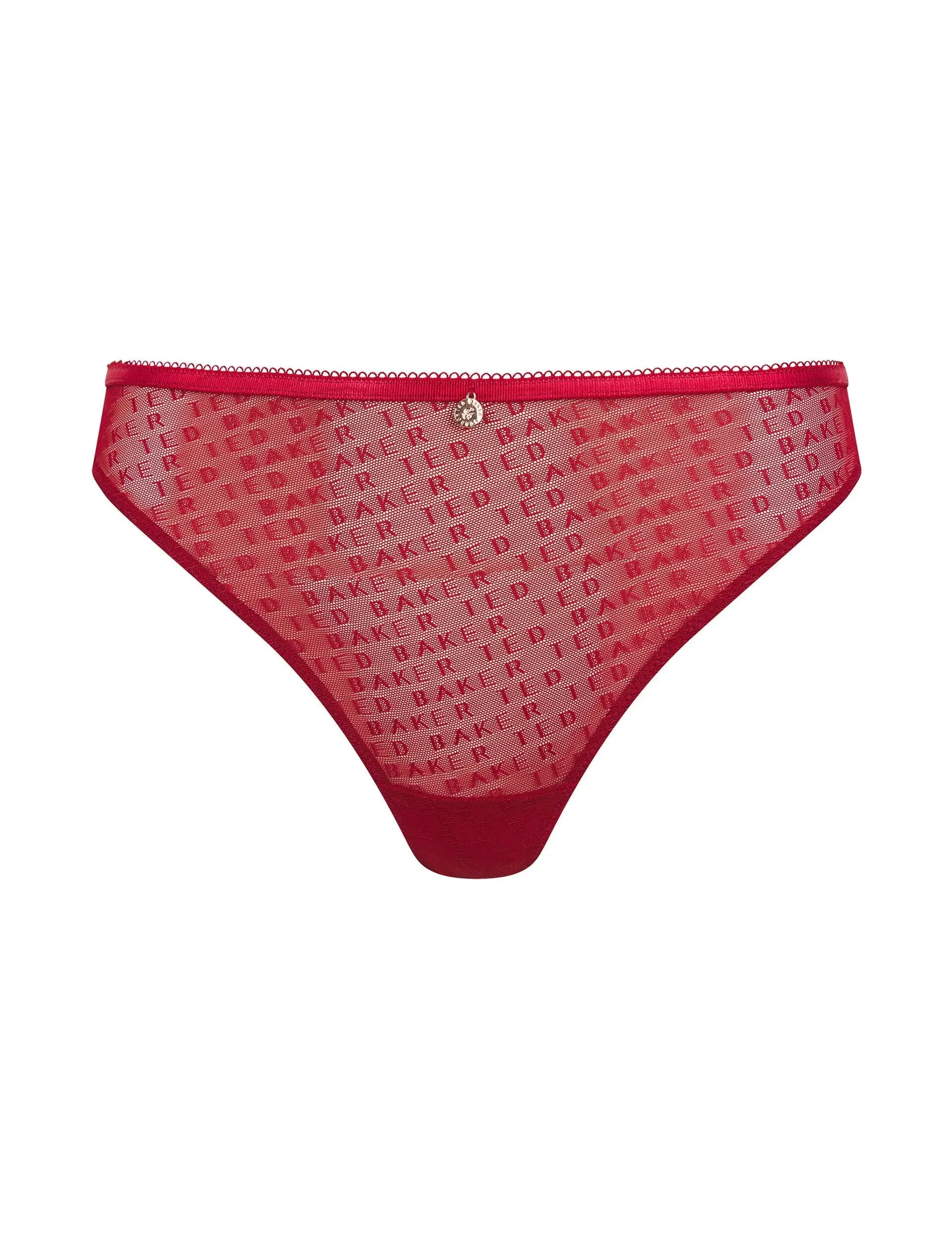 Ted Baker Irene Sheer Branded Mesh Thong Women's