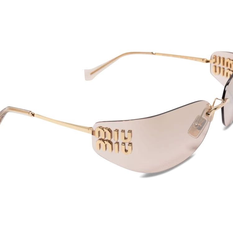 Miu Miu Frameless Sunglasses Gold (0MU A51S 5AK20P)