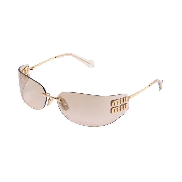 Miu Miu Frameless Sunglasses Gold (0MU A51S 5AK20P)