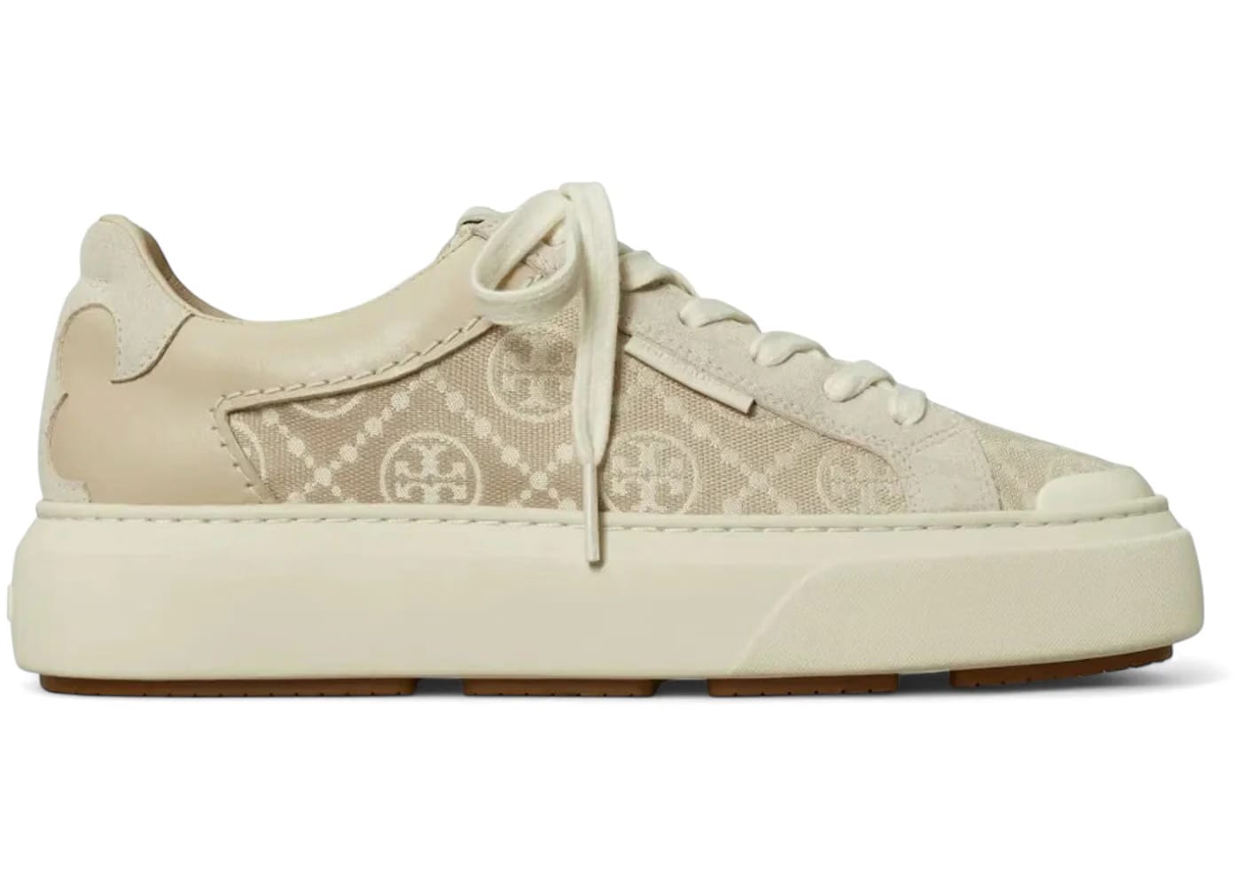 Tory Burch T Monogram Ladybug Birch New Cream Calcare (Women's)