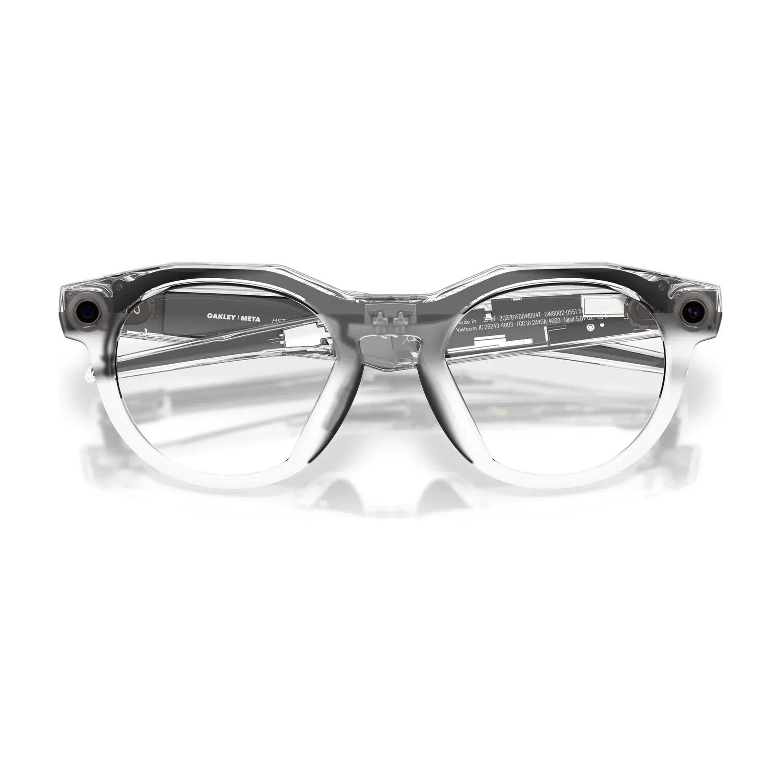 Oakley Meta Hstn Ai Performance Glasses Clear Frame