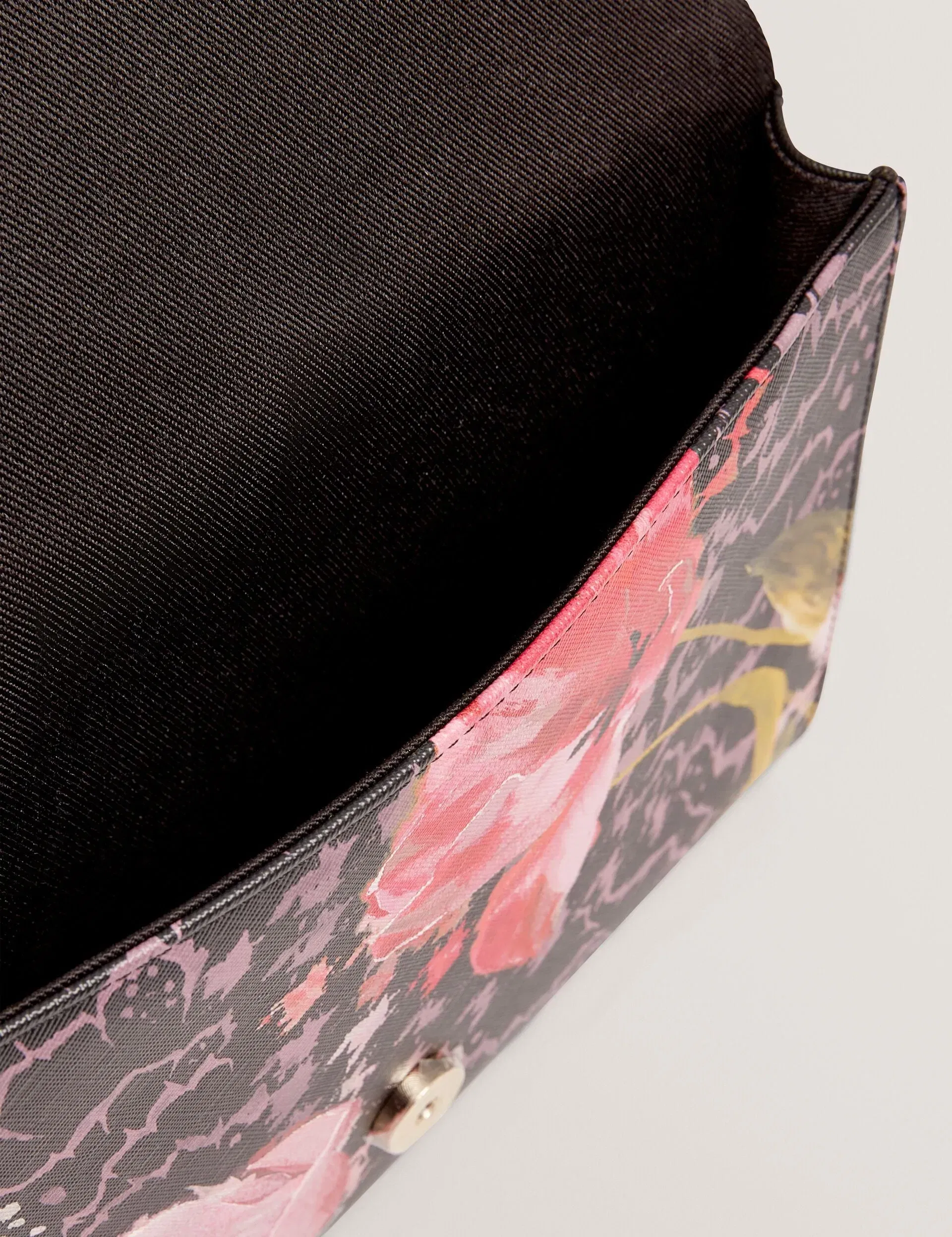 Ted Baker Tarlla Floral Check Pu Envelope Clutch Bag Women's