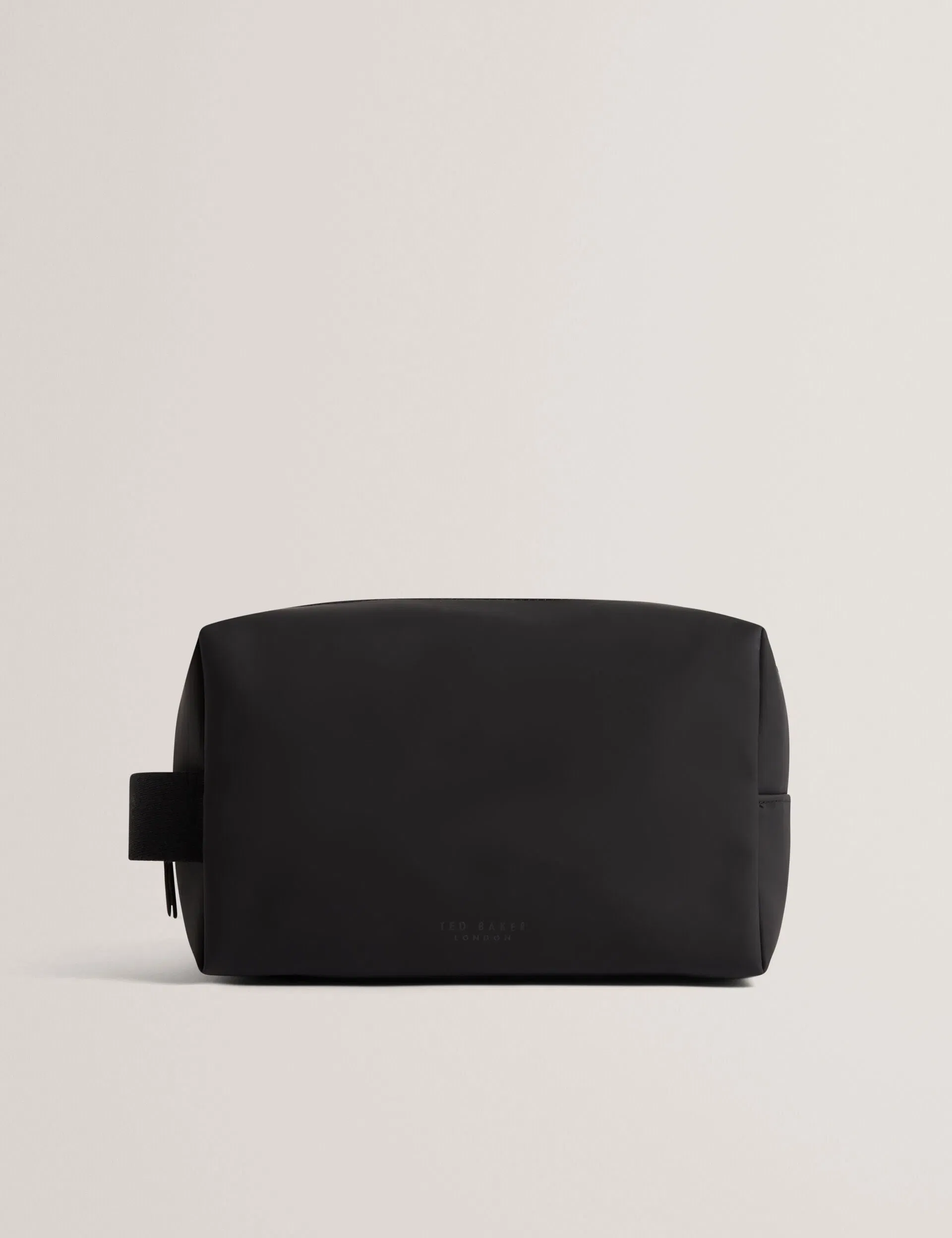 Ted Baker Ryon Water Resistant Rubberised Washbag Black