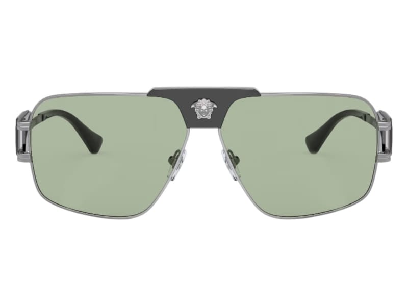 Versace Aviator Sunglasses Green Gunmetal (VE2251 1001/2)