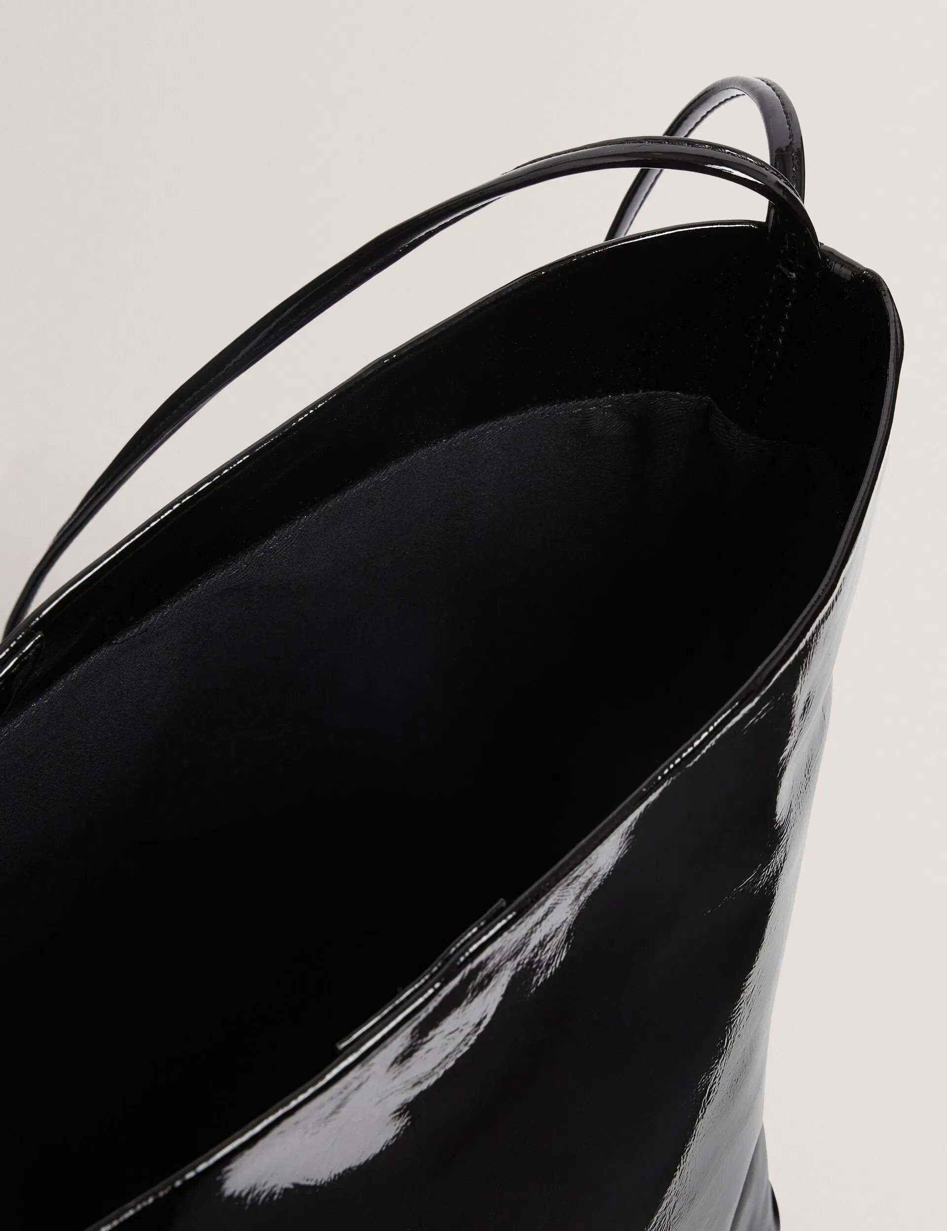 Ted Baker Kamilaa Crinkled Pu Slim Strap Bucket Bag Black Women's