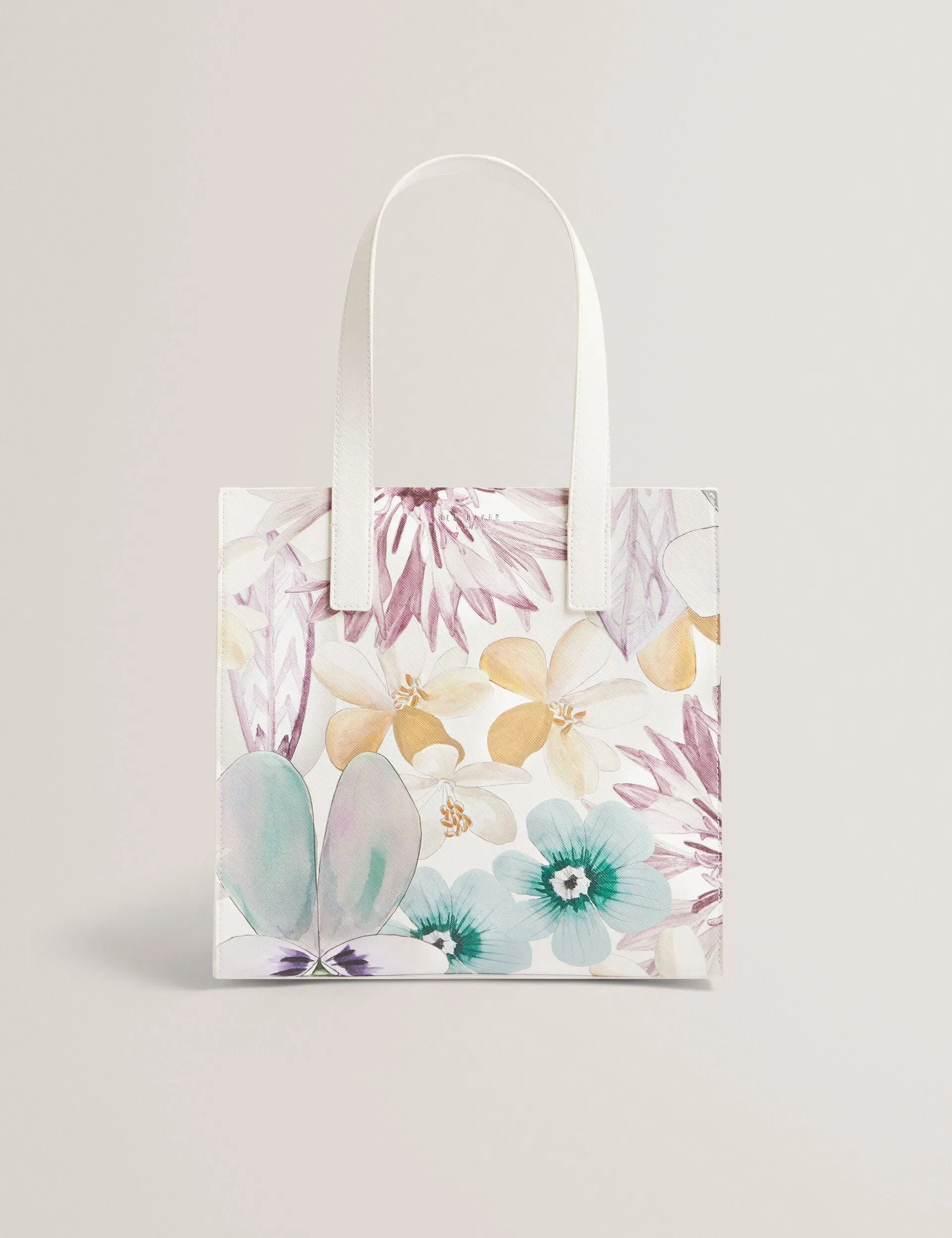 Ted Baker Helisa Petal Print Pu Small Icon Tote Bag Women's