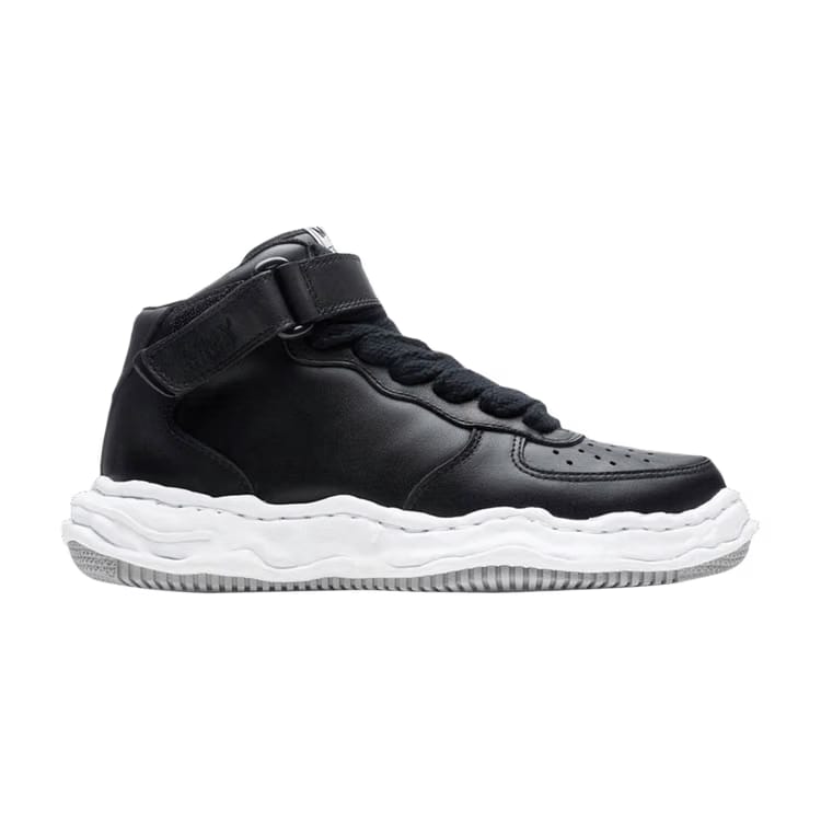 Maison Mihara Yasuhiro Wayne OG Sole Leather High Black White