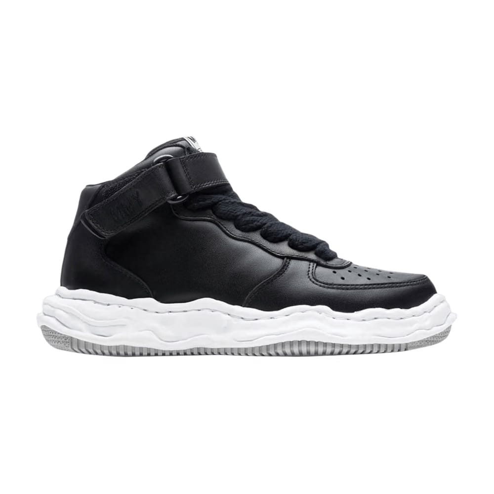 Maison Mihara Yasuhiro Wayne OG Sole Leather High Black White