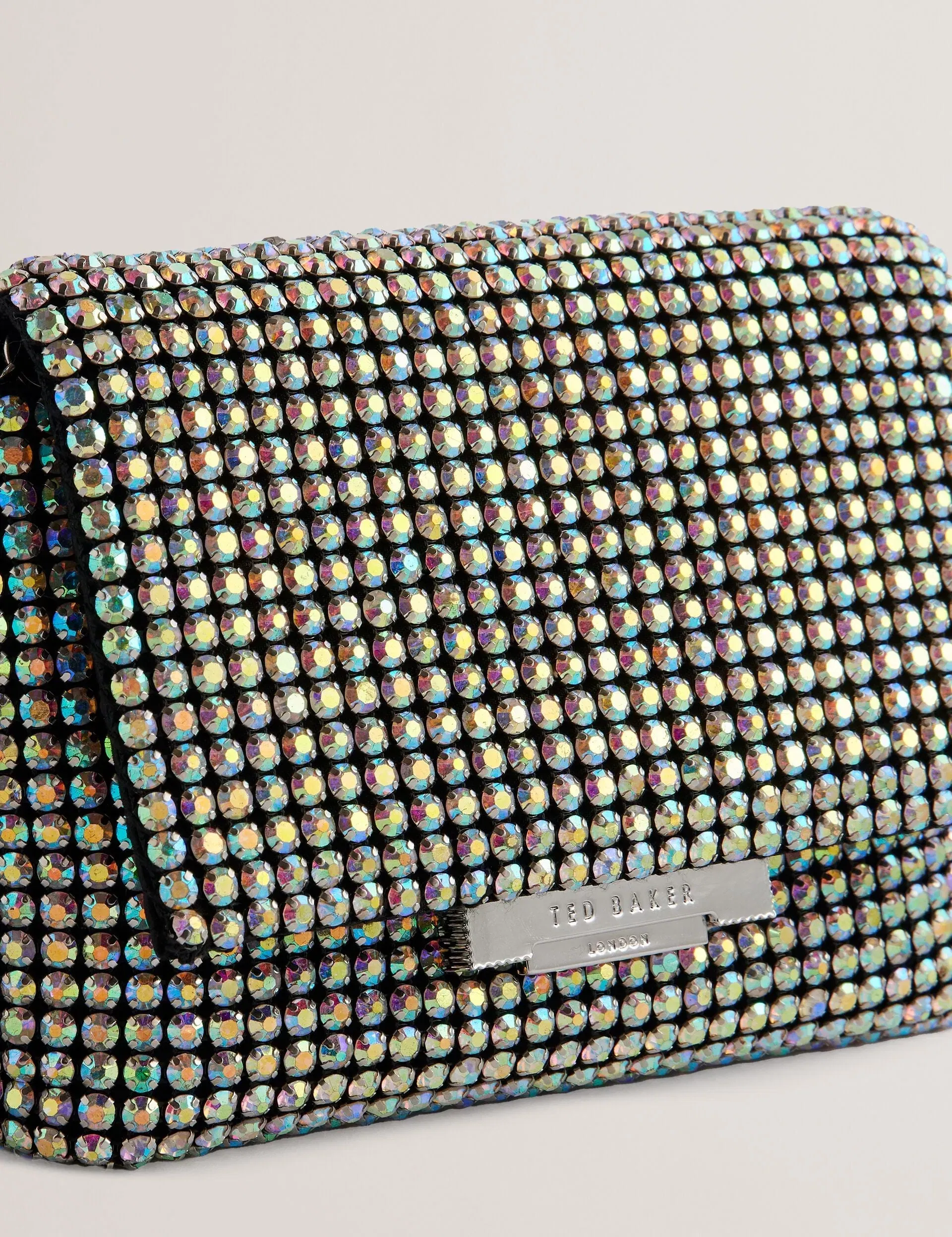 Ted Baker Gliters Crystal Embellished Mini Crossbody Bag Multicolour Women's