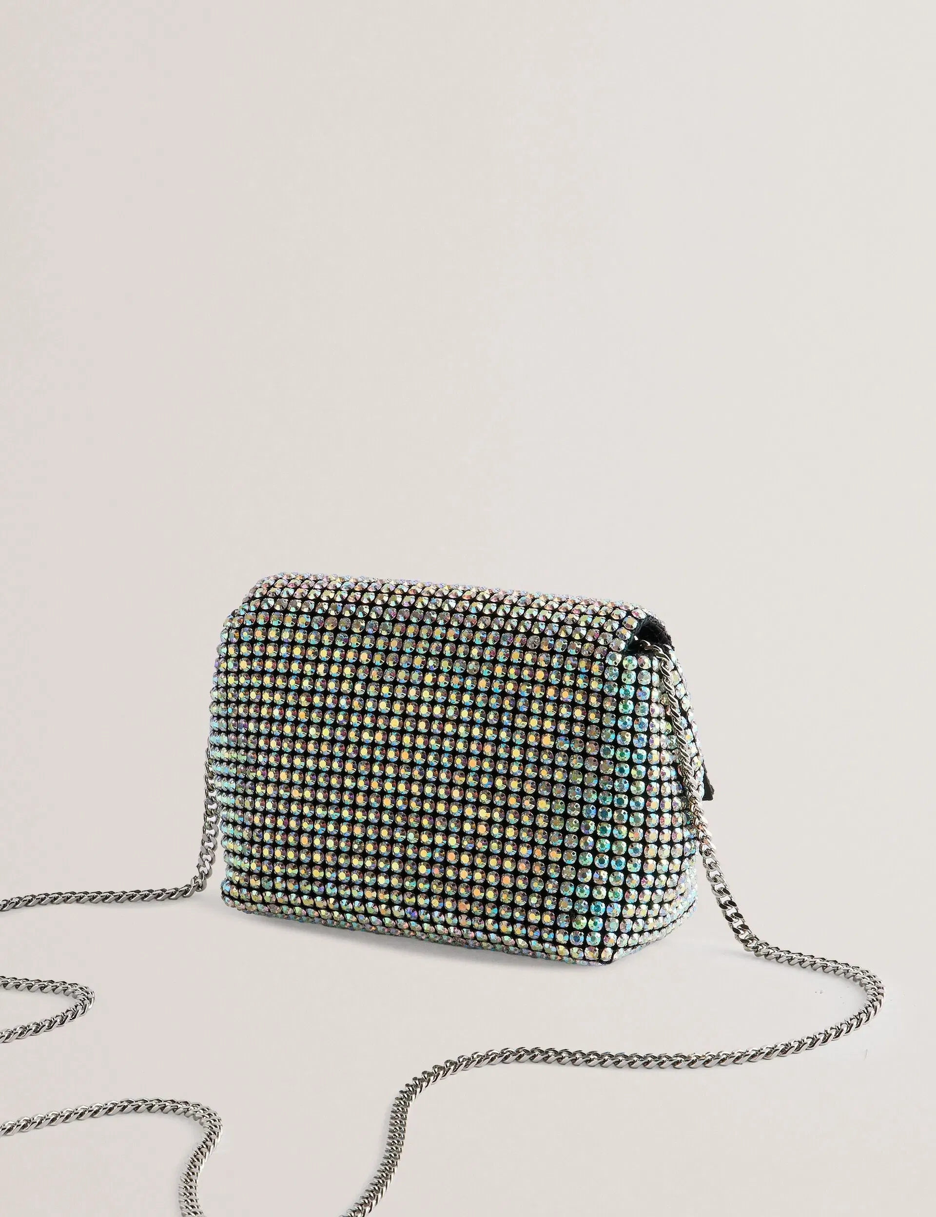 Ted Baker Gliters Crystal Embellished Mini Crossbody Bag Multicolour Women's
