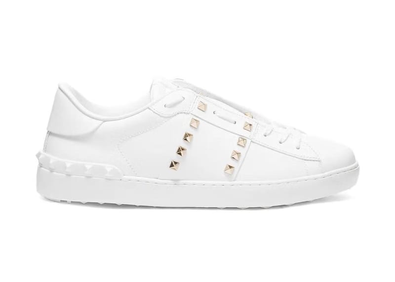 Valentino Rockstud Untitled White Gold