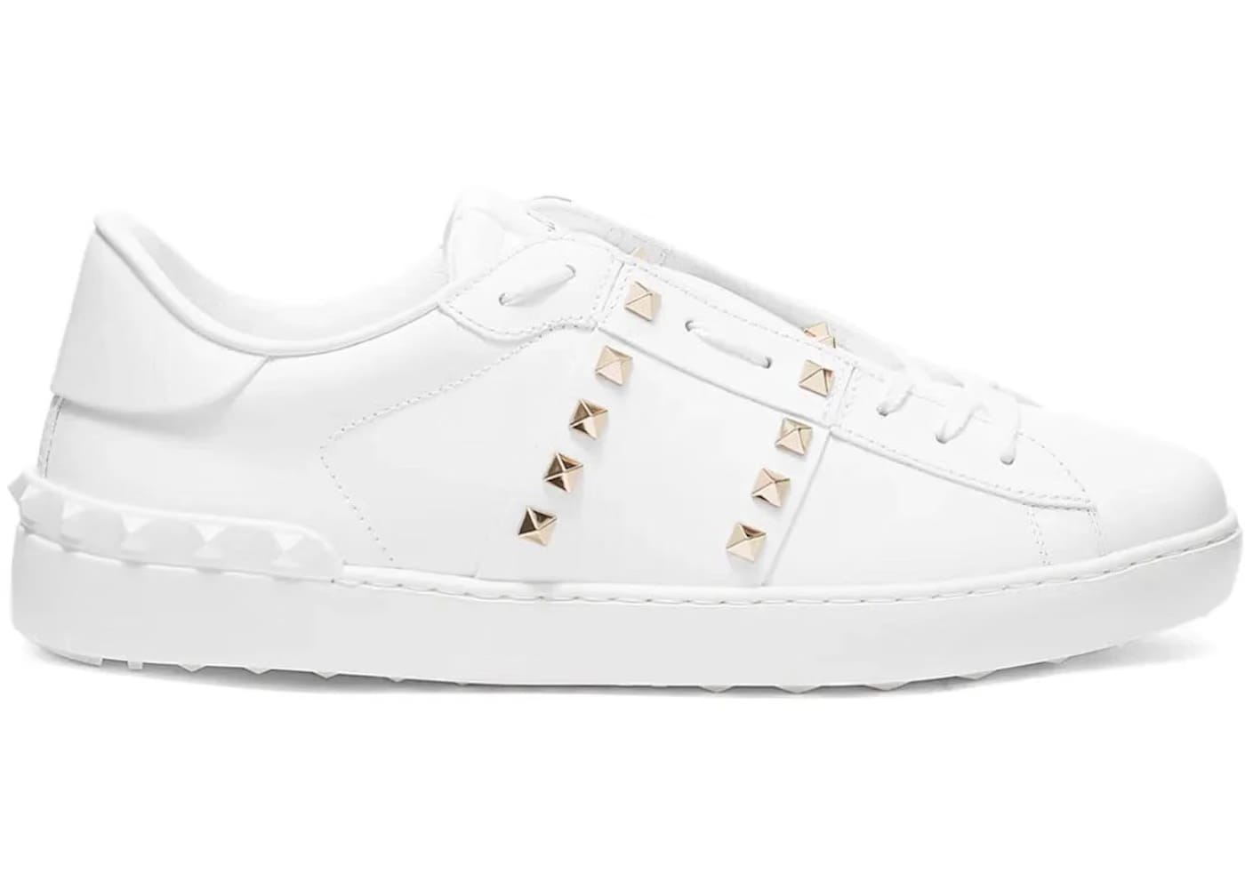 Valentino Rockstud Untitled White Gold