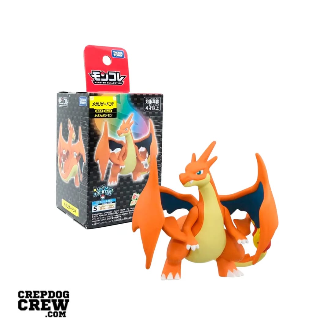 MONCOLLE MEGA CHARIZARD Y TAKARA TOMY TOMICA POKEMON MONSTER ACTION FIGURE
