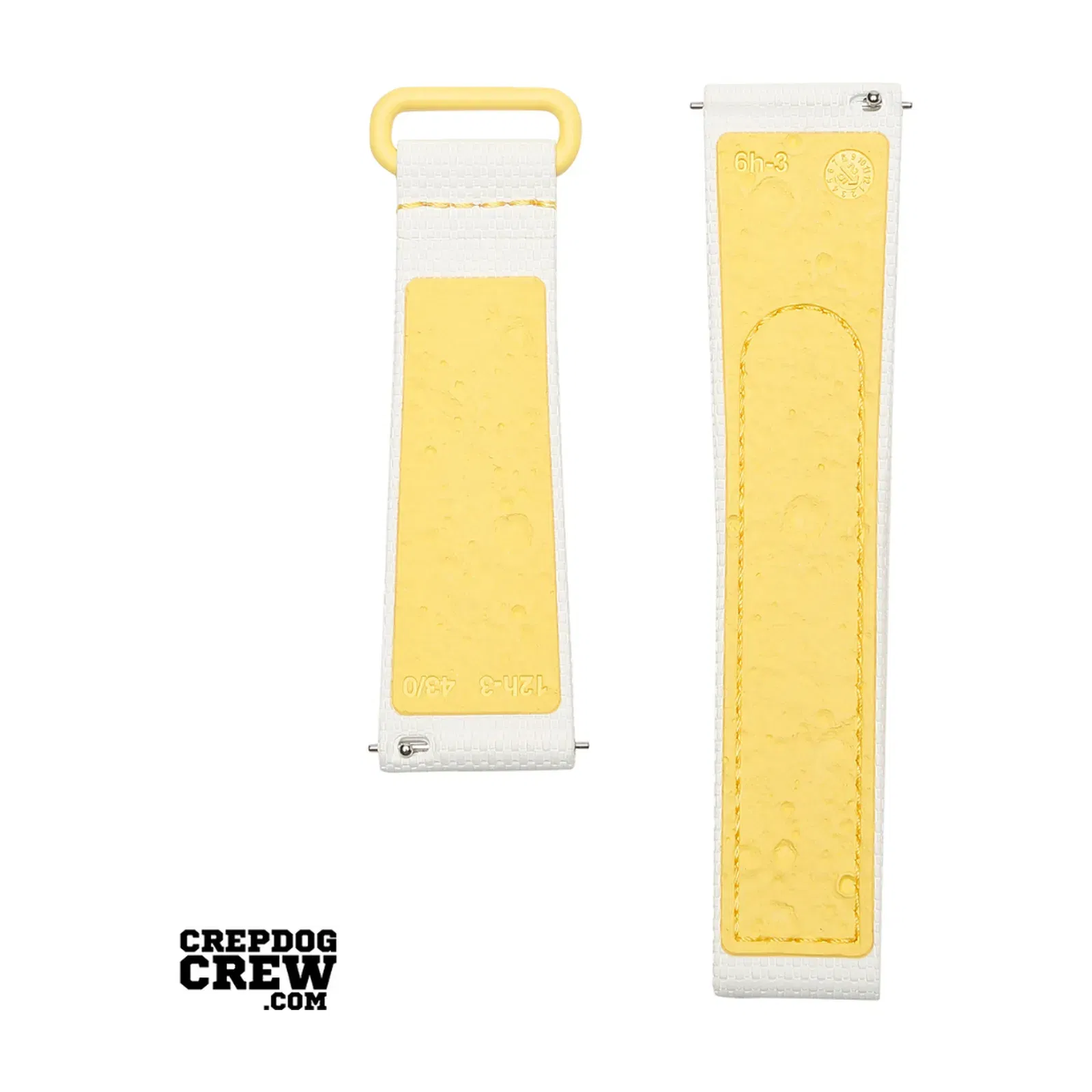 Swatch x Omega Bioceramic Moonswatch White Yellow Rubber Straps