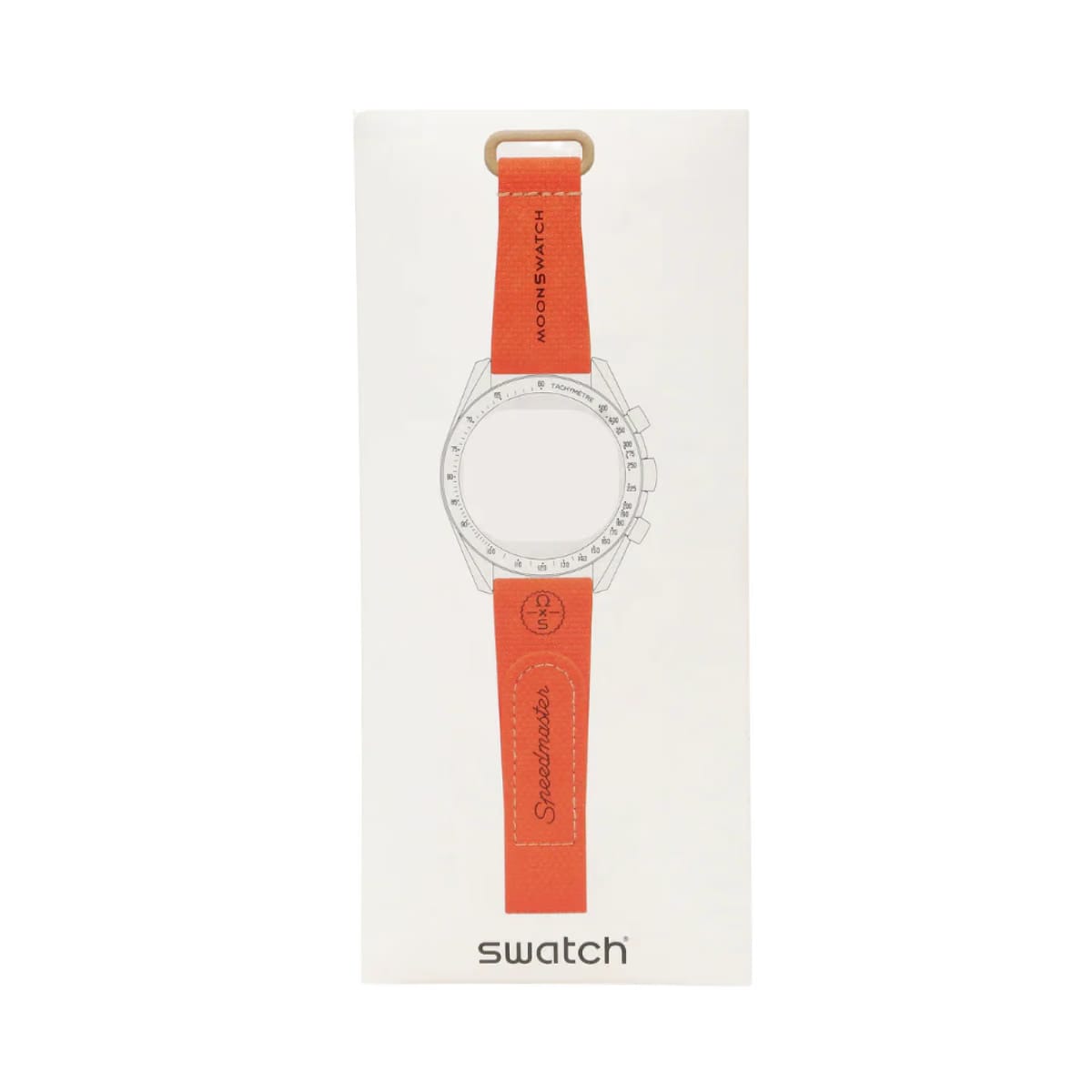 Swatch x Omega Bioceramic Moonswatch White Orange Sand Straps