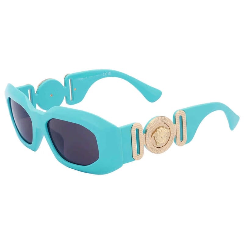 Versace Maxi Medusa Biggie Sunglasses Blue/Dark Grey (VE4425U-543987)