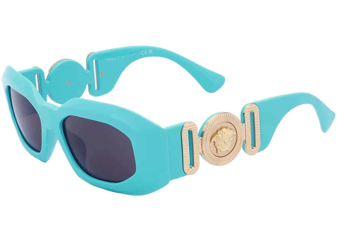 Versace Maxi Medusa Biggie Sunglasses Blue/Dark Grey (VE4425U-543987)