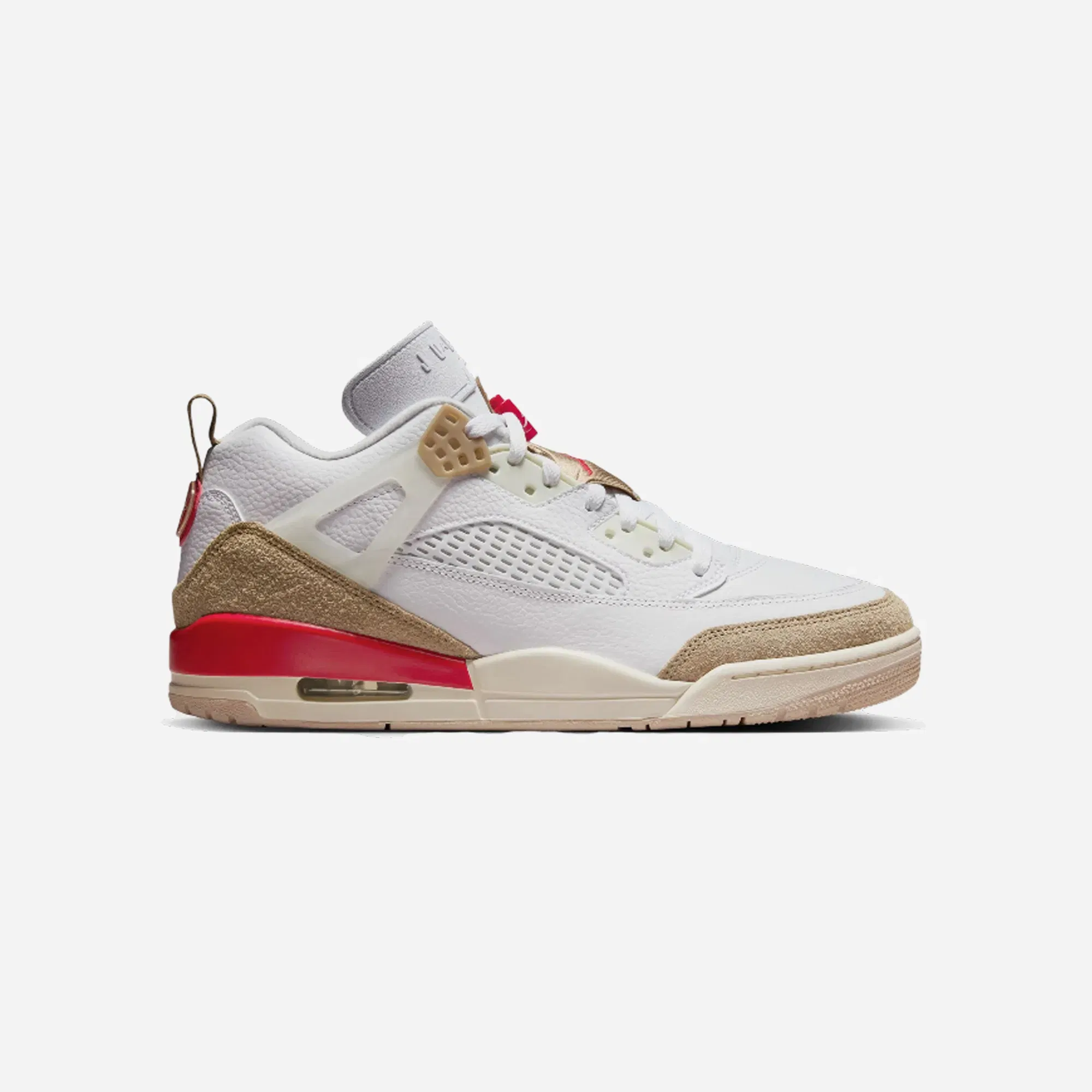 Jordan Spizike Low Lifestyle Shoes White/Desert Camo/Sail/Fire Red