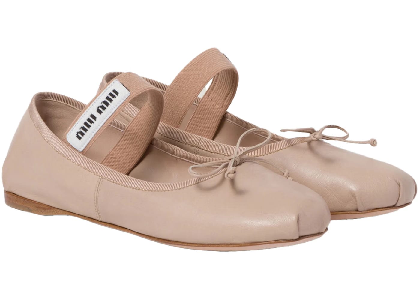 Miu Miu Ballerinas Water Lily Leather